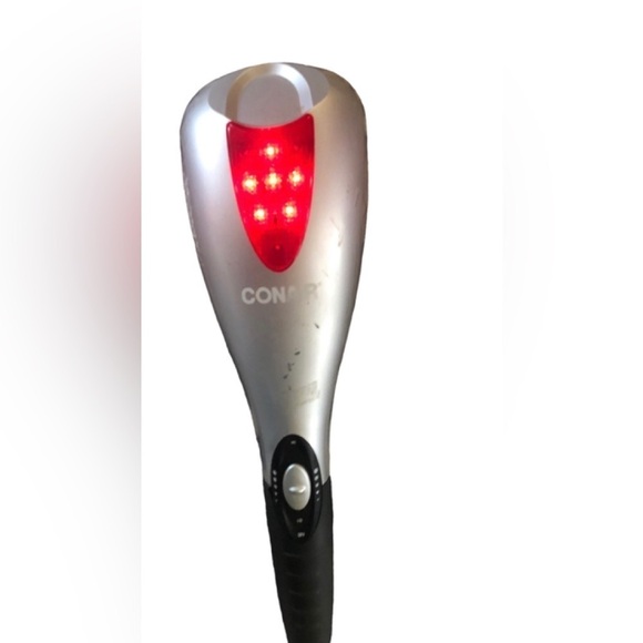 CONAIR Handheld Percussion Massager Dual Head Adjustable Infared Heat MD~ THP1R - Picture 5 of 7